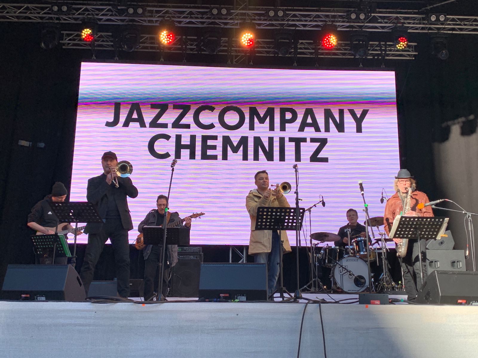 Jazzcompany spielte am 22.01. zur Eröffnung der Kulturhauptstadt Chemnitz 2025
